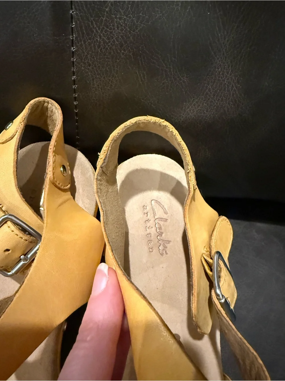 CLARKS Women's Ledella Trail Heeled Sandal